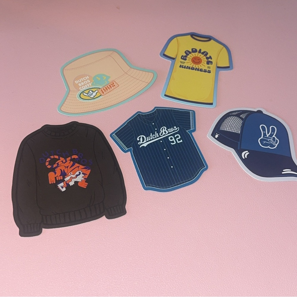 Dutch bros sticker drop
